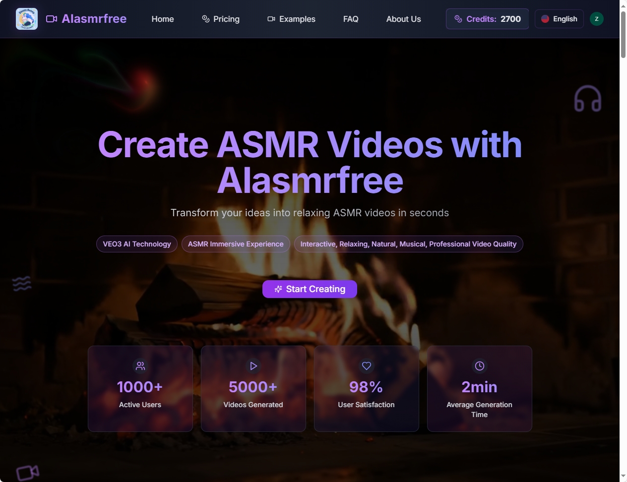 AI 즉시 ASMR 제작, 릴랙세이션을 자유롭게
