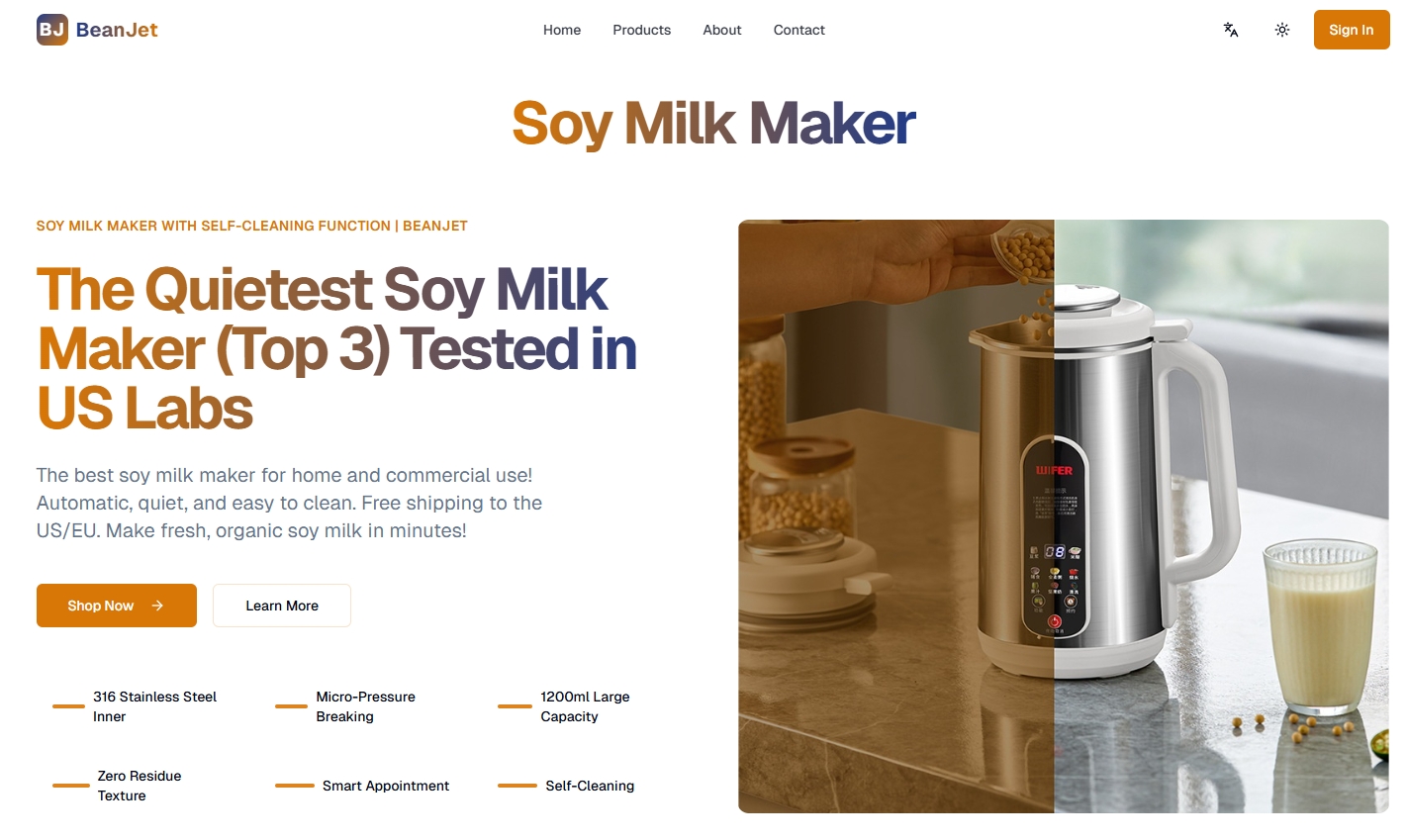 Quiet Freshness, Soy Milk Master
