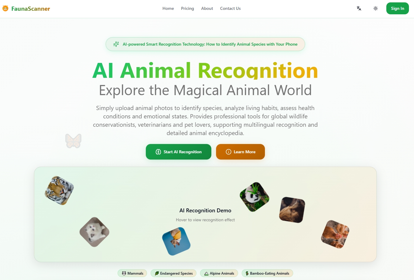 AI Animal Recognition, Easier Care